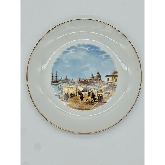 VINTAGE "Scenes of Venice" Collector Plates (4 Total) - Picture 6 of 9